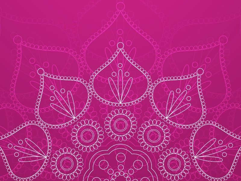 Decoração equilibrada com mandalas estilo e bem-estar